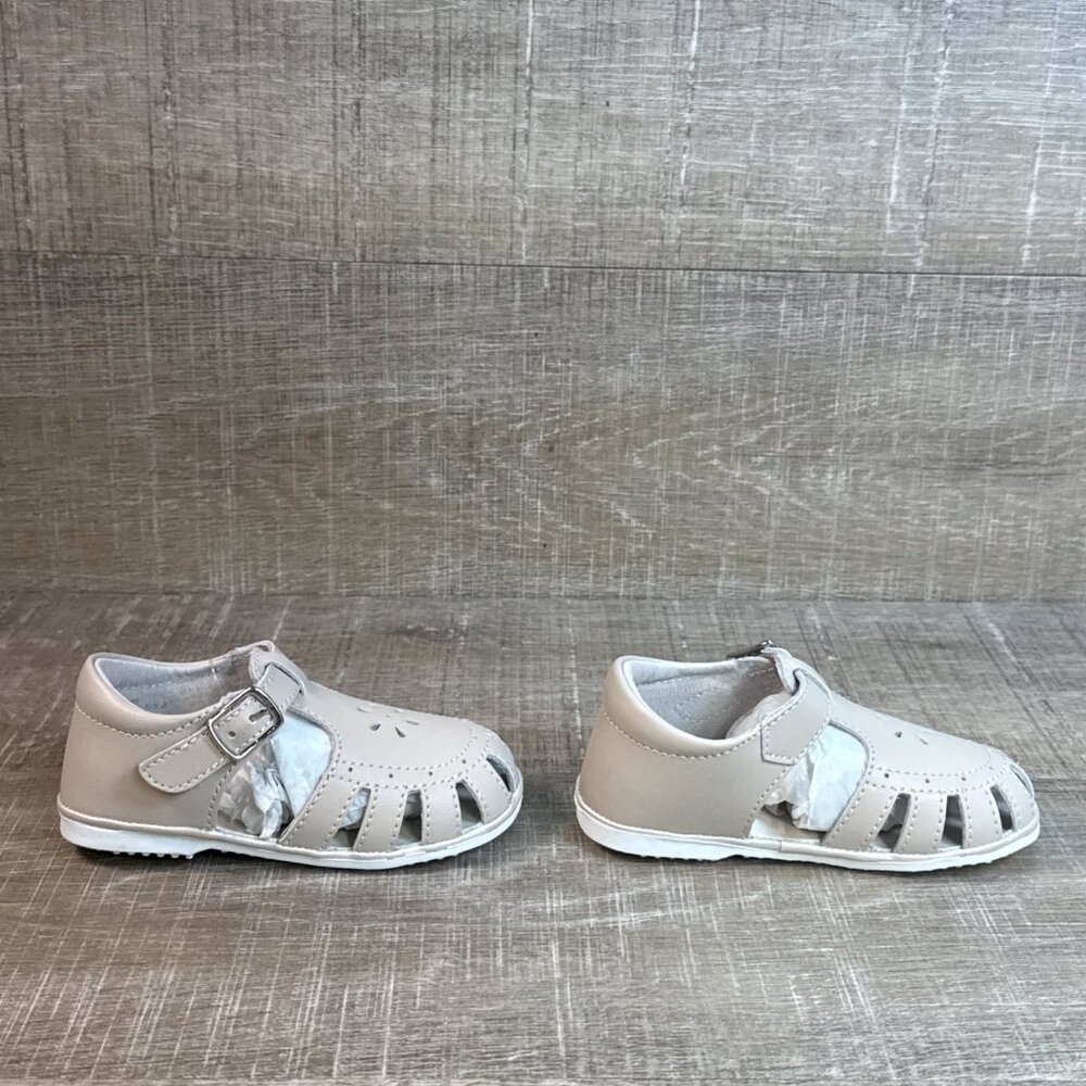 UNWORN Angel L’Amour Almond Genuine Leather Mary Jane Shoes Baby Toddler Girls 6 - Picture 6 of 11